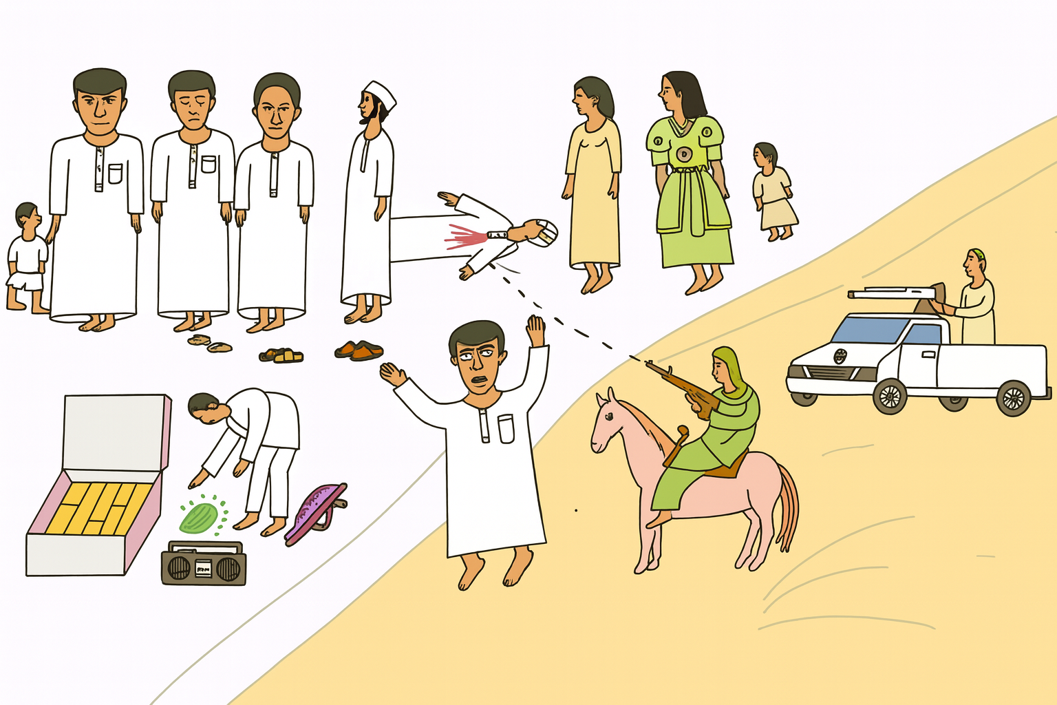 Darfur children draw