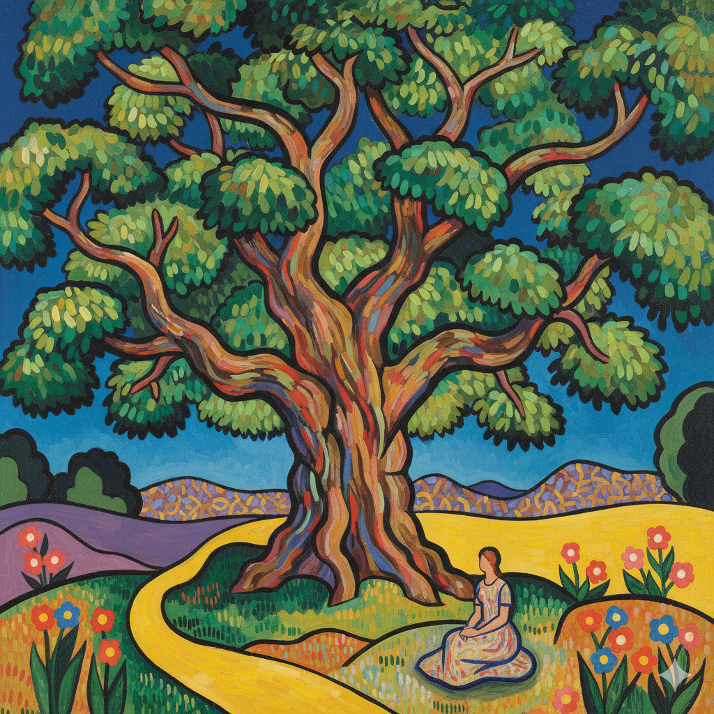 A tree does not give way